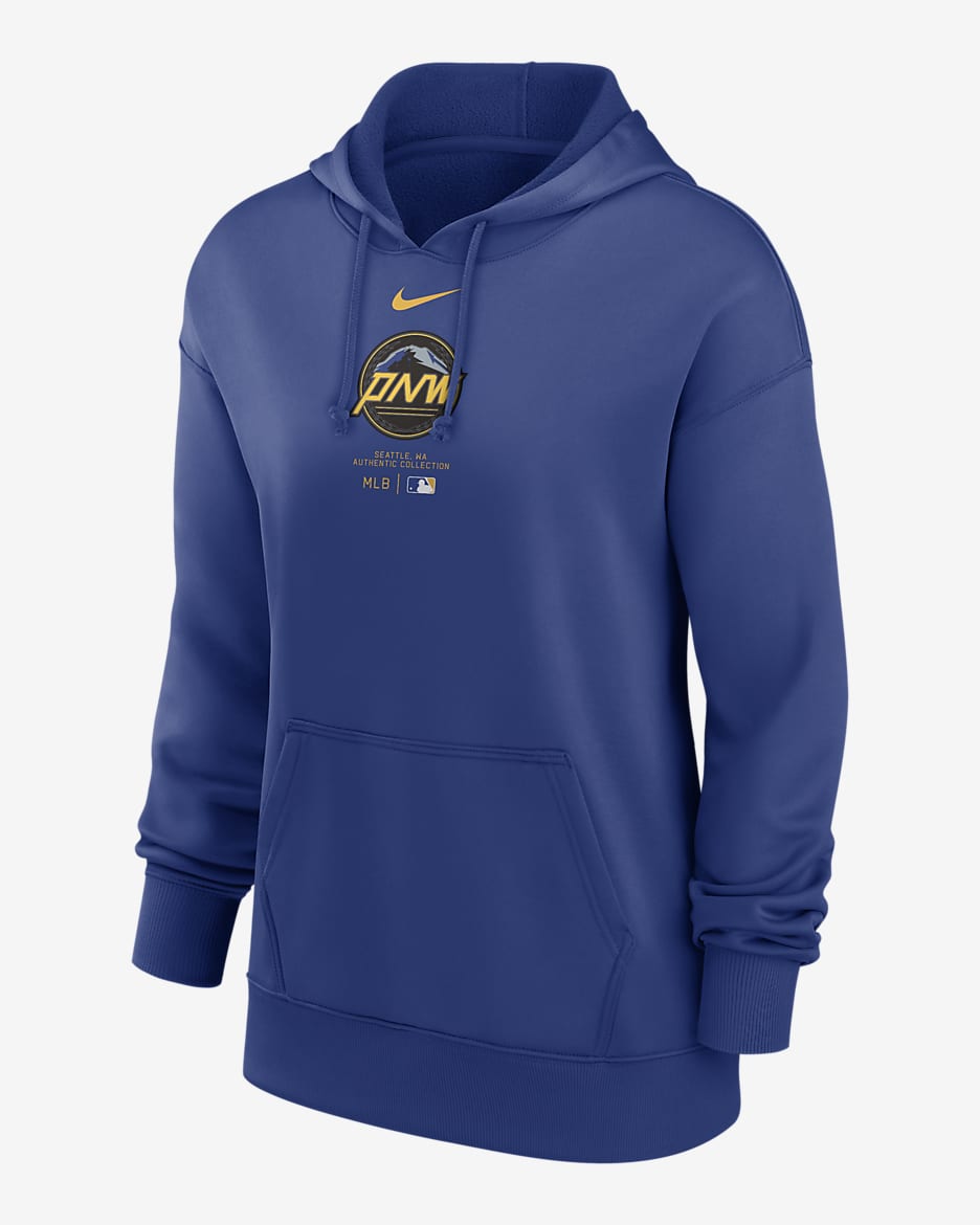 Seattle Mariners Authentic Collection City Connect Practice Women's Nike  Dri-FIT MLB Pullover Hoodie